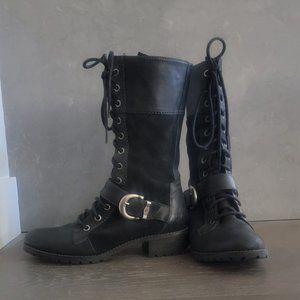Timberland Lace Up Combat Boots